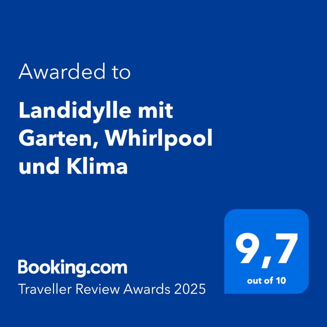 Landidylle Mit Garten, Whirlpool Und Klima Reken Exterior foto